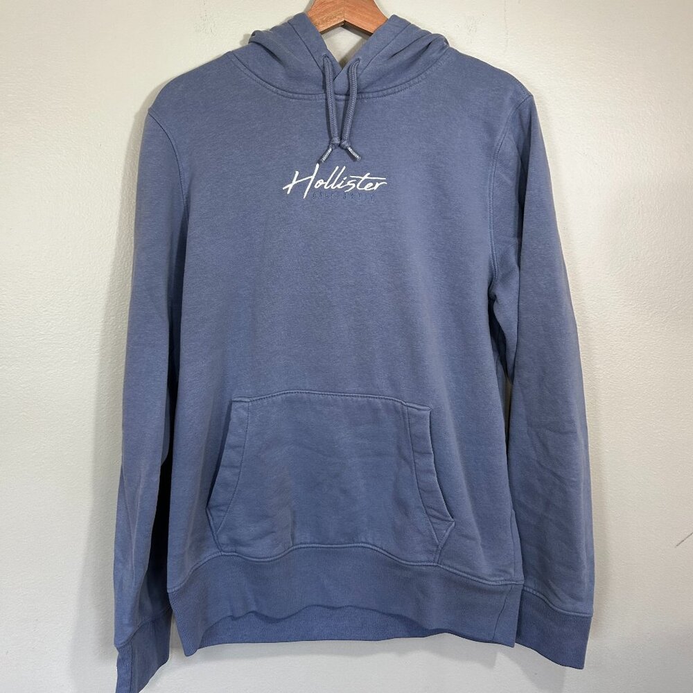 Hollister California - Pull over Hoodie - Medium - Blue